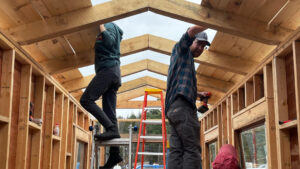 tiny house building at paul smith's college